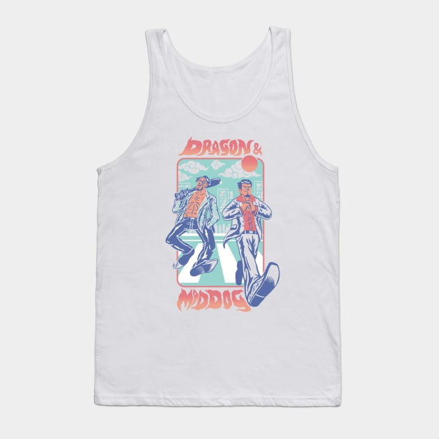 Dragon & Mad Dog Tank Top by Henrique Torres